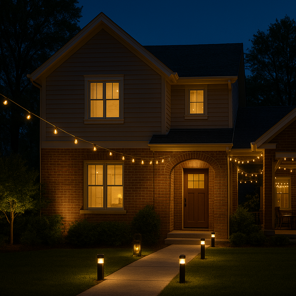 String and patio lighting